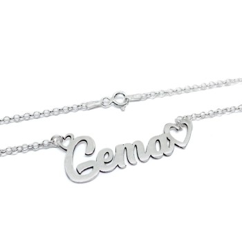 Collar Nombre Plata