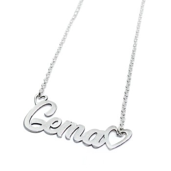 Collar Nombre Plata