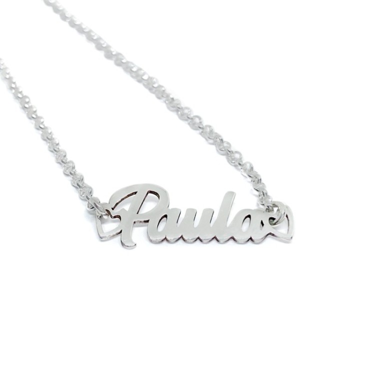 Collar Nombre Plata