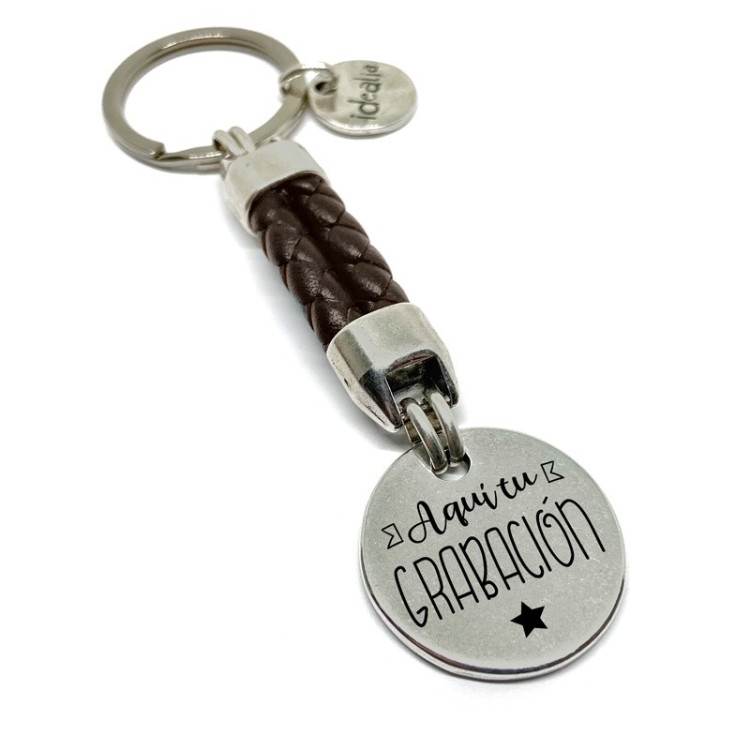 Llavero Trenzado Doble - Idealia® Regalos Personalizados