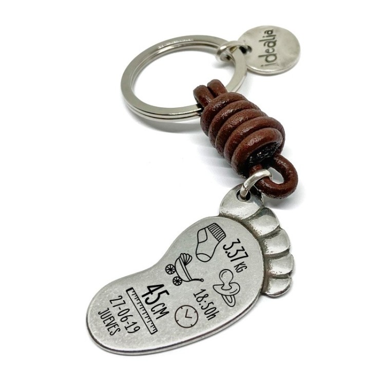 Llavero Pie Grande - Idealia® Regalos Personalizados