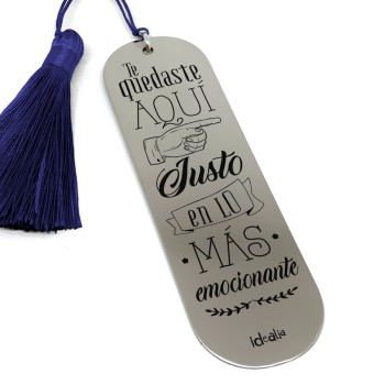 Marcapáginas Justo Aquí