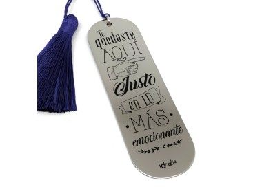 Marcapáginas Justo Aquí