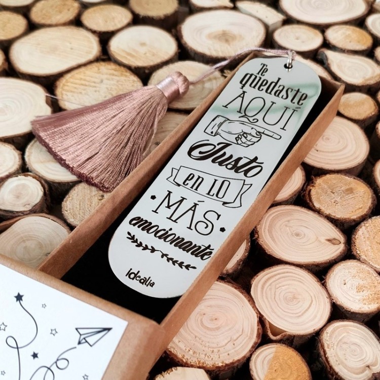 Marcapáginas Justo Aquí