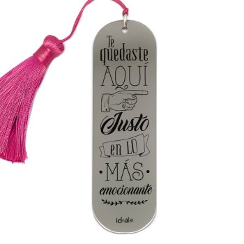 Marcapáginas Justo Aquí