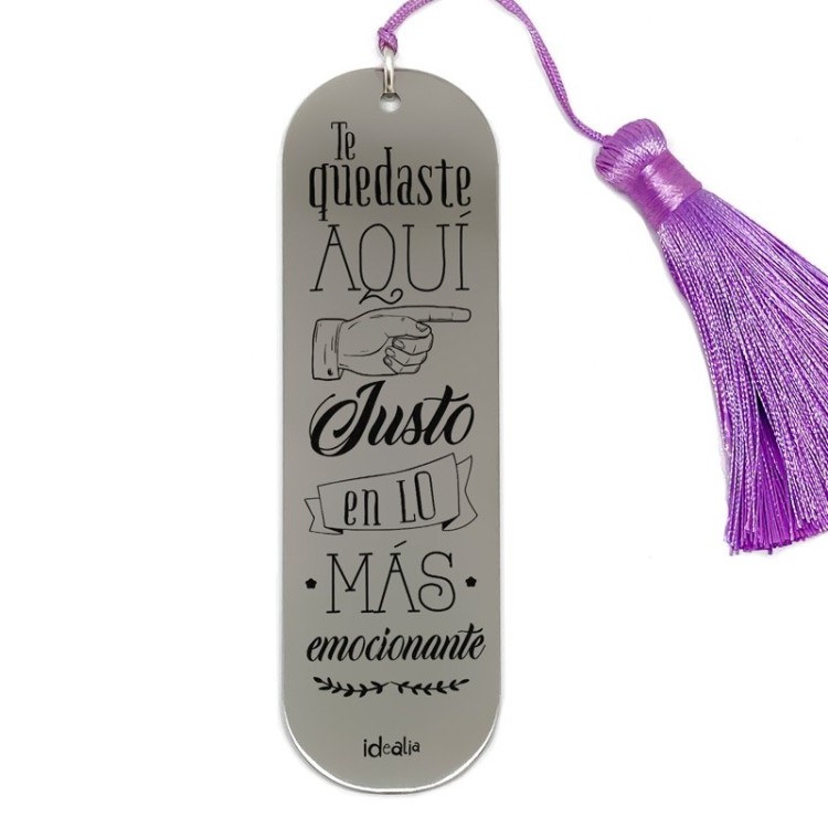 Marcapáginas Justo Aquí