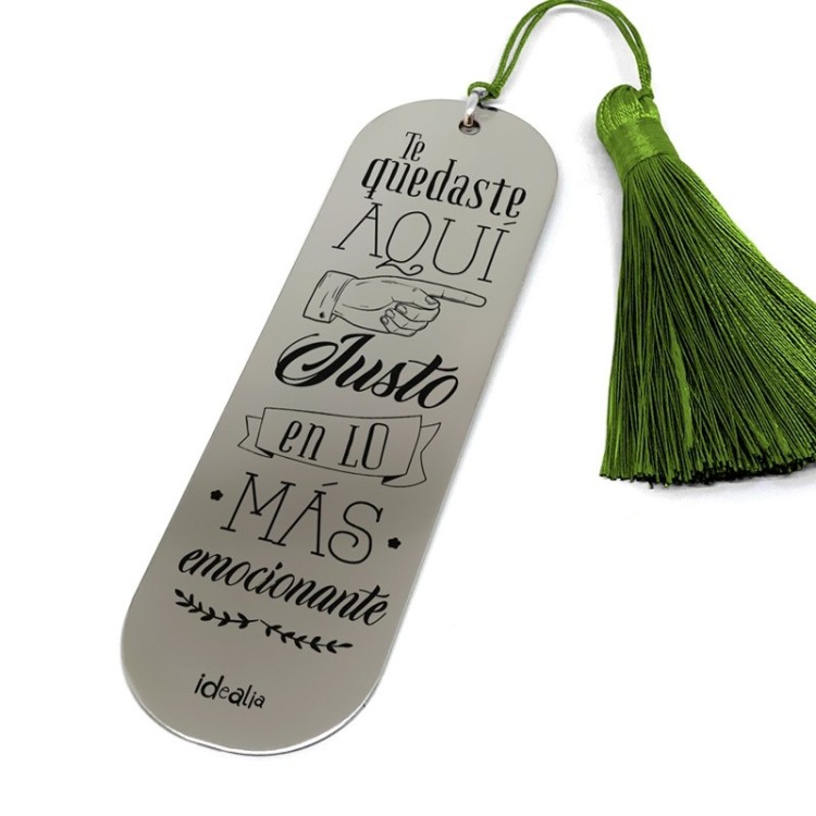 Marcapáginas Justo Aquí