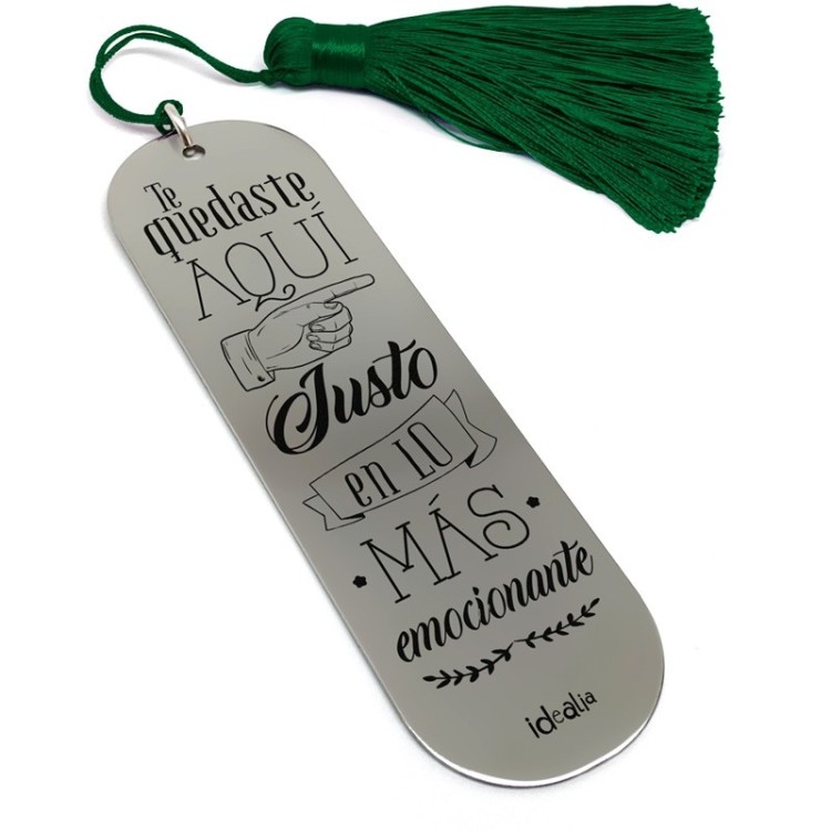 Marcapáginas Justo Aquí