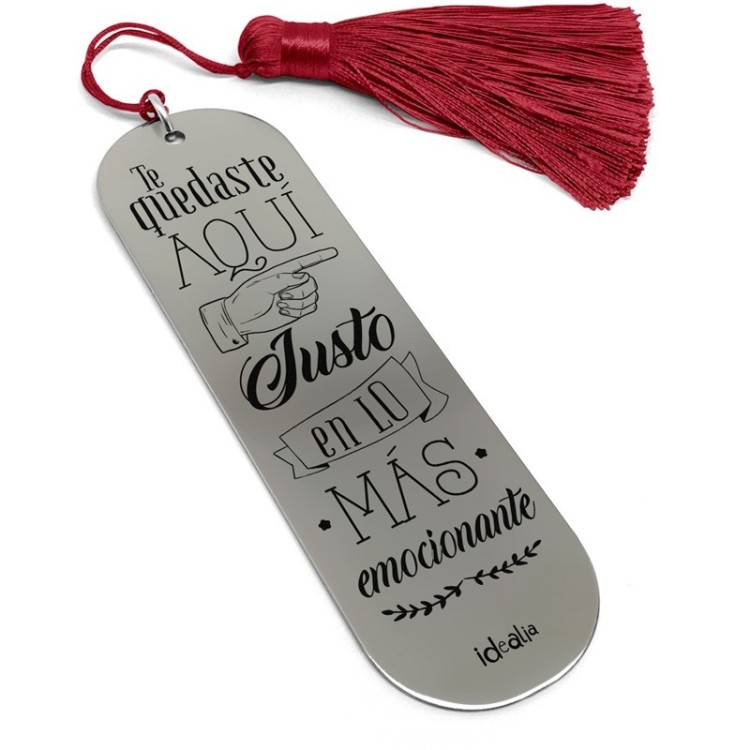 Marcapáginas Justo Aquí