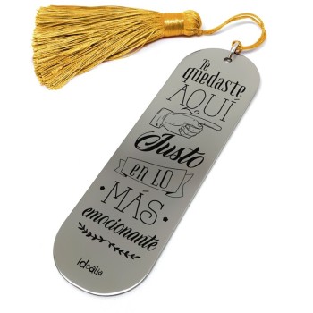 Marcapáginas Justo Aquí