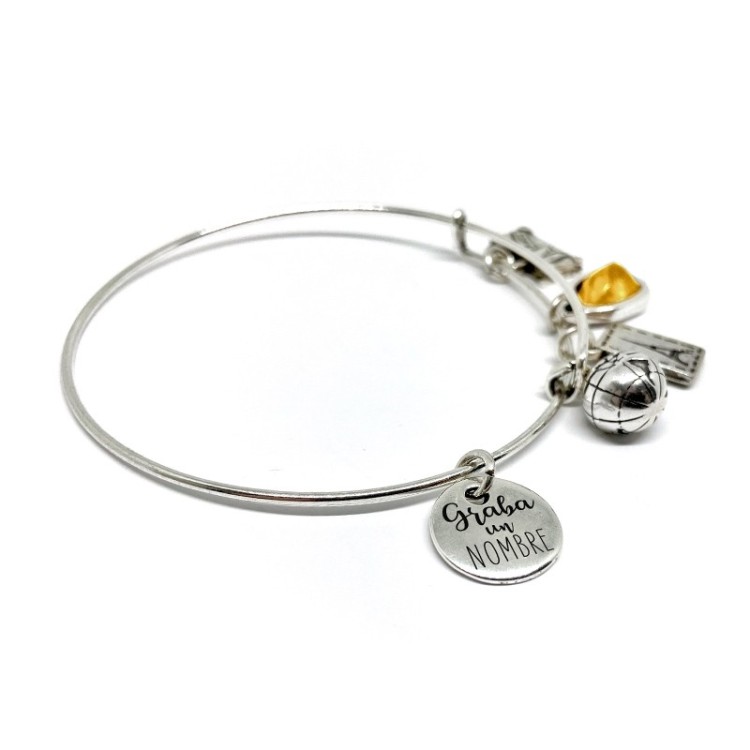 Pulsera Aro Viajes - Idealia® Regalos Personalizados