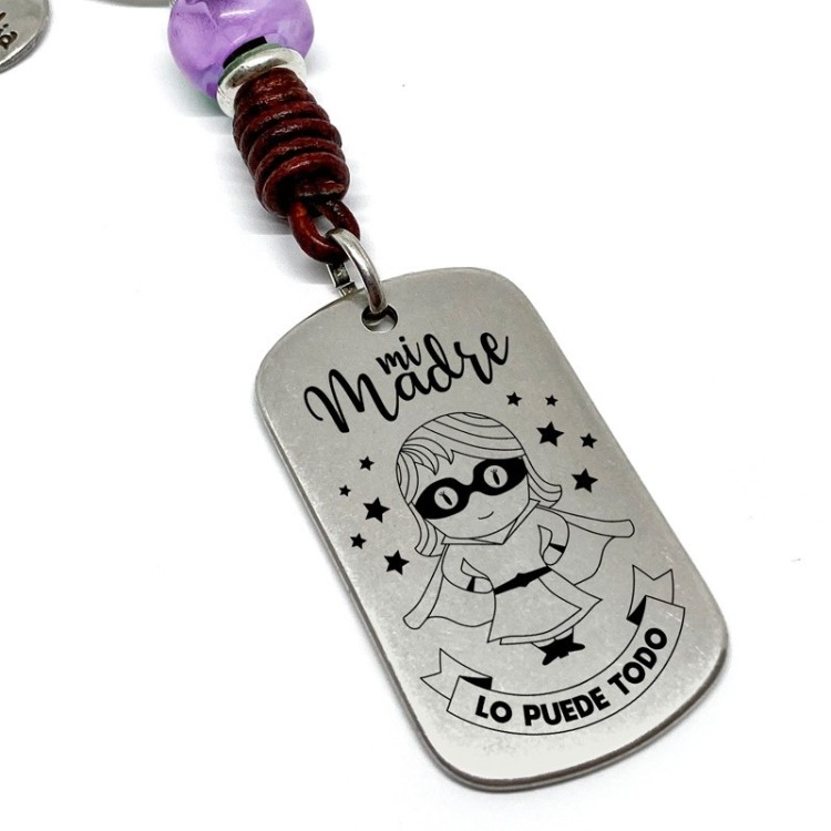 Llavero Mi Madre Lo Puede Todo - Idealia® Regalos Personalizados