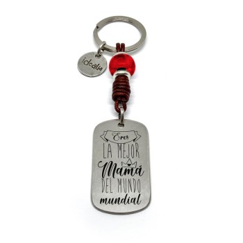 Llavero Eres La Mejor Mama Del Mundo Mundial - Idealia® Regalos Personalizados