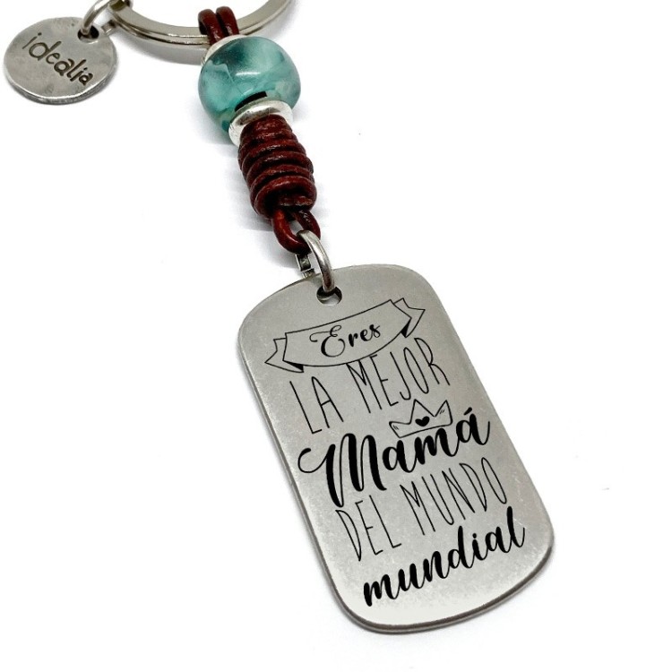 Llavero Eres La Mejor Mama Del Mundo Mundial - Idealia® Regalos Personalizados