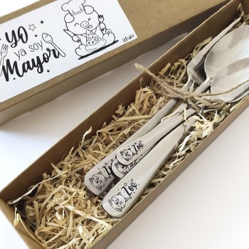 Cubiertos infantiles animales