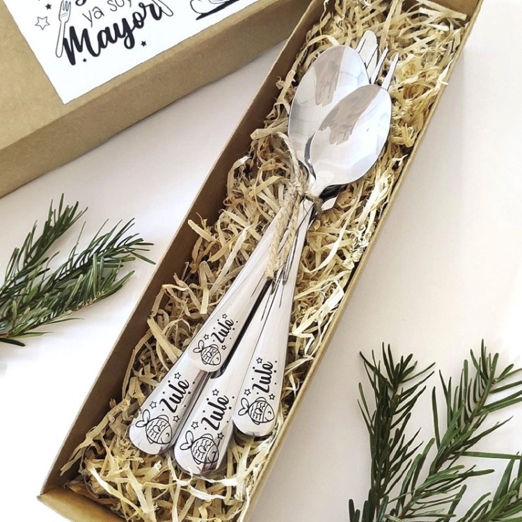 Cubiertos infantiles animales