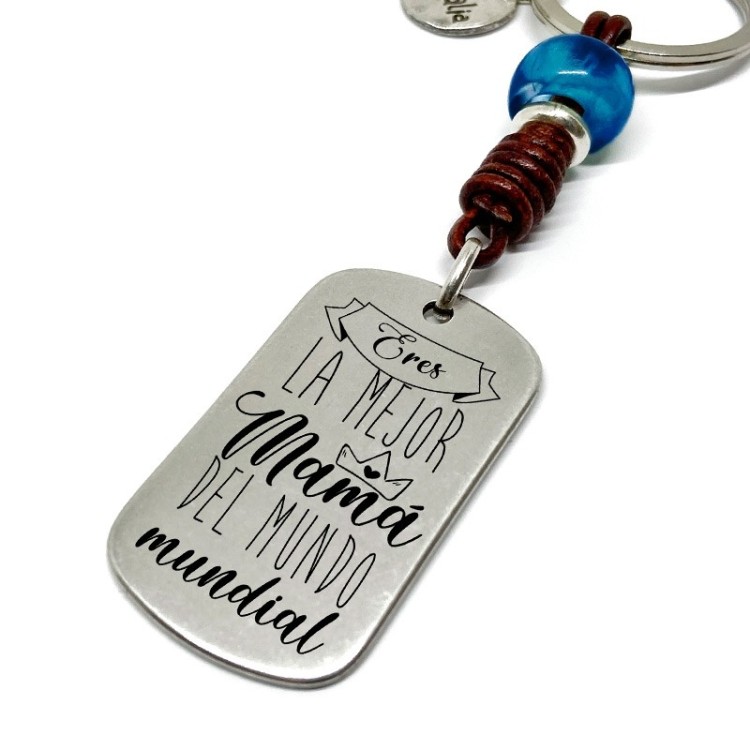Llavero Eres La Mejor Mama Del Mundo Mundial - Idealia® Regalos Personalizados