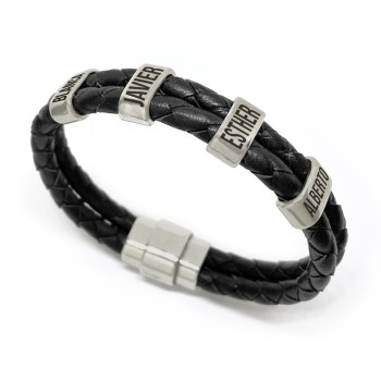 Pulsera trenzada Nombres