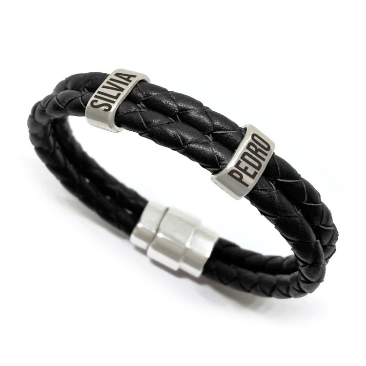 Pulsera trenzada Nombres