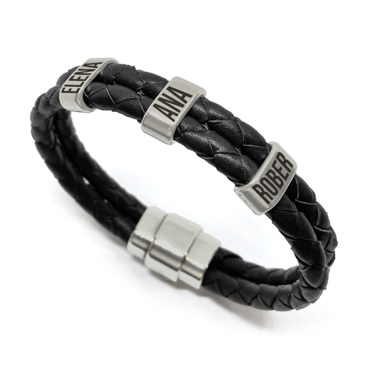 Pulsera Plana Nombres - Idealia® Regalos Personalizados