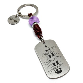 Llavero Profe gracias pro tu dedicación - Idealia® Regalos Personalizados