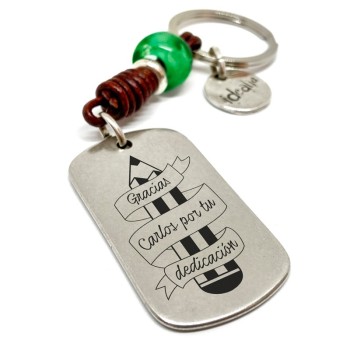 Llavero Profe gracias pro tu dedicación - Idealia® Regalos Personalizados