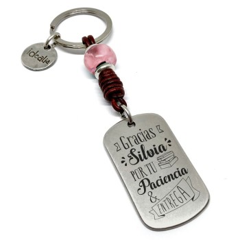 Llavero gracias profe por tu paciencia - Idealia® Regalos Personalizados