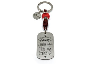 Llavero profe enseñas guías inspiras - Idealia® Regalos Personalizados