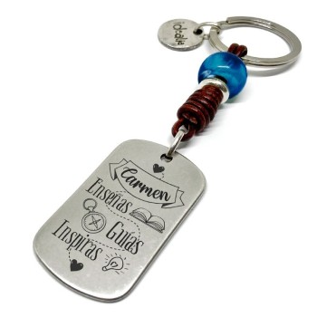 Llavero profe enseñas guías inspiras - Idealia® Regalos Personalizados