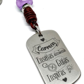 Llavero profe enseñas guías inspiras - Idealia® Regalos Personalizados