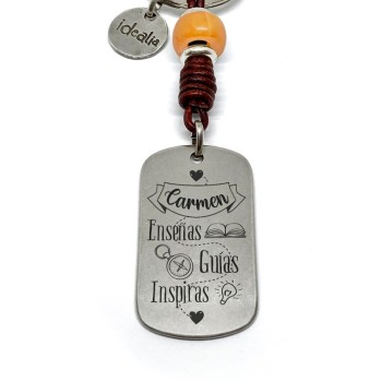 Llavero profe enseñas guías inspiras - Idealia® Regalos Personalizados