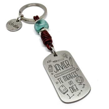 Llavero Profesor te mereces un diez - Idealia® Regalos Personalizados