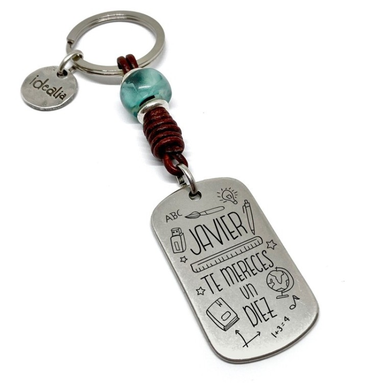 Llavero Profesor te mereces un diez - Idealia® Regalos Personalizados