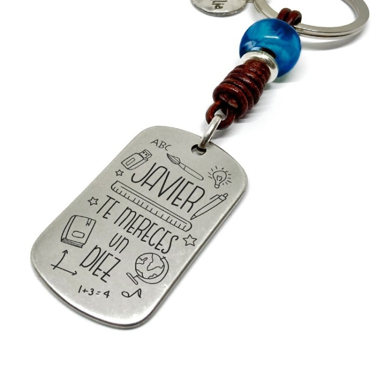 Llavero Profesor te mereces un diez - Idealia® Regalos Personalizados