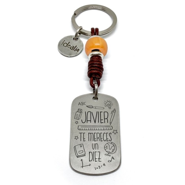 Llavero Profesor te mereces un diez - Idealia® Regalos Personalizados