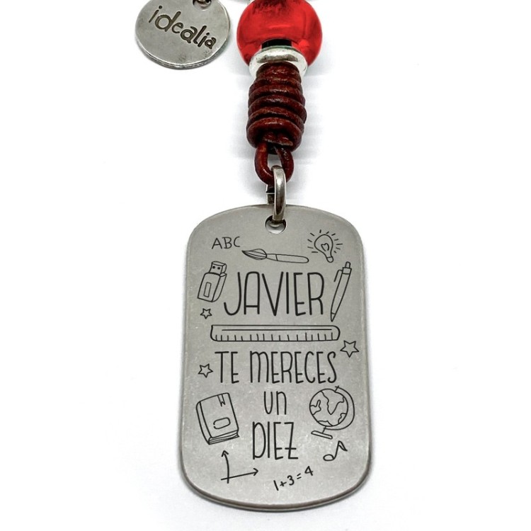Llavero Profesor te mereces un diez - Idealia® Regalos Personalizados