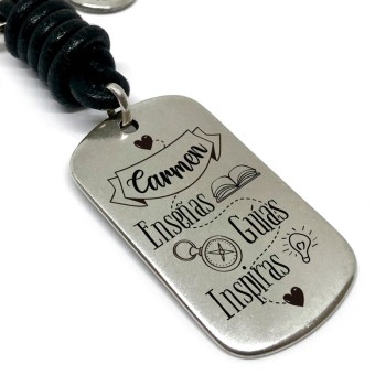 Llavero profe enseñas guías inspiras - Idealia® Regalos Personalizados