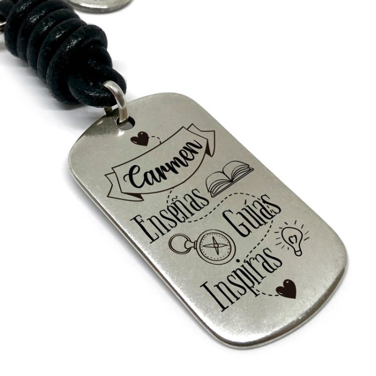 Llavero profe enseñas guías inspiras - Idealia® Regalos Personalizados