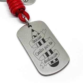 Lllavero Profe Gracias por dedicación - Idealia® Regalos Personalizados