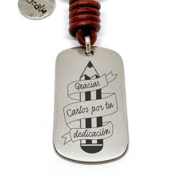 Lllavero Profe Gracias por dedicación - Idealia® Regalos Personalizados