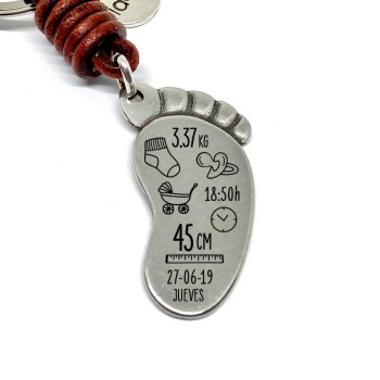 Llavero Pie Grande - Idealia® Regalos Personalizados