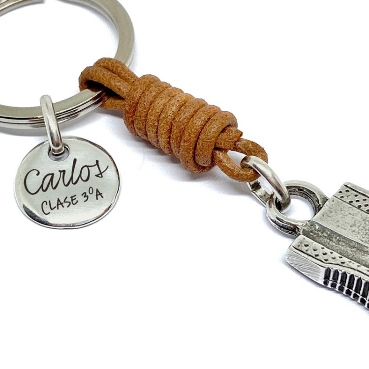 Llavero Sacapuntas Profesor - Idealia® Regalos Personalizados