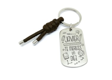 Llavero profesor te mereces un diez - Idealia® Regalos Personalizados