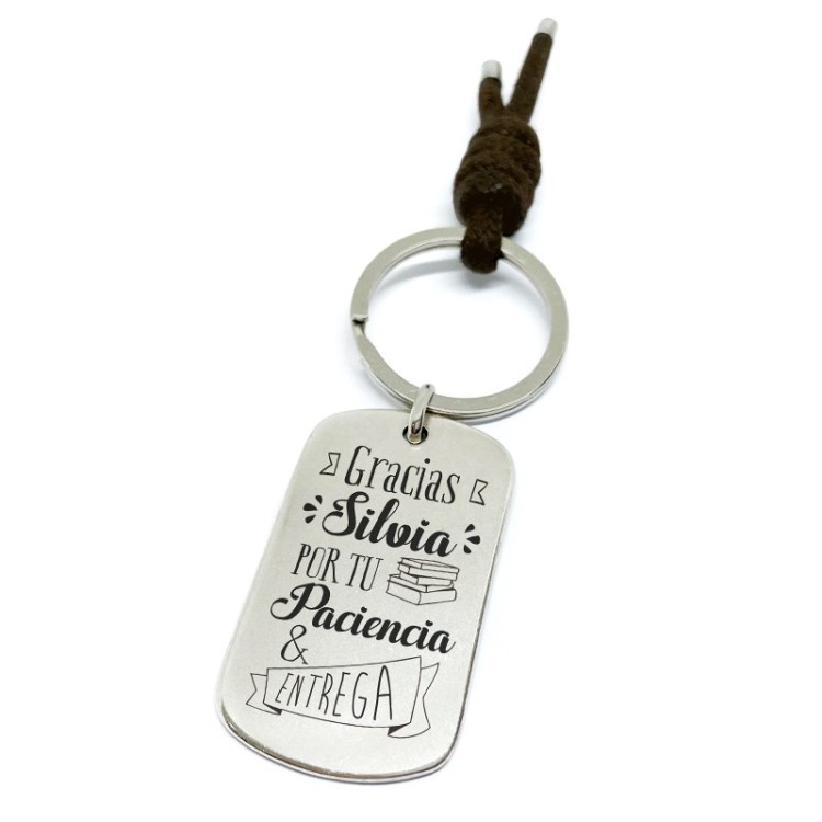 Llavero profesor paciencia y entrega - Idealia® Regalos Personalizados