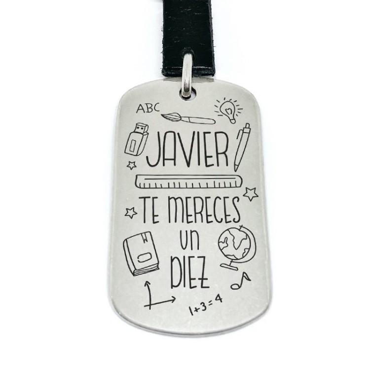Llavero profesor te mereces un diez - Idealia® Regalos Personalizados