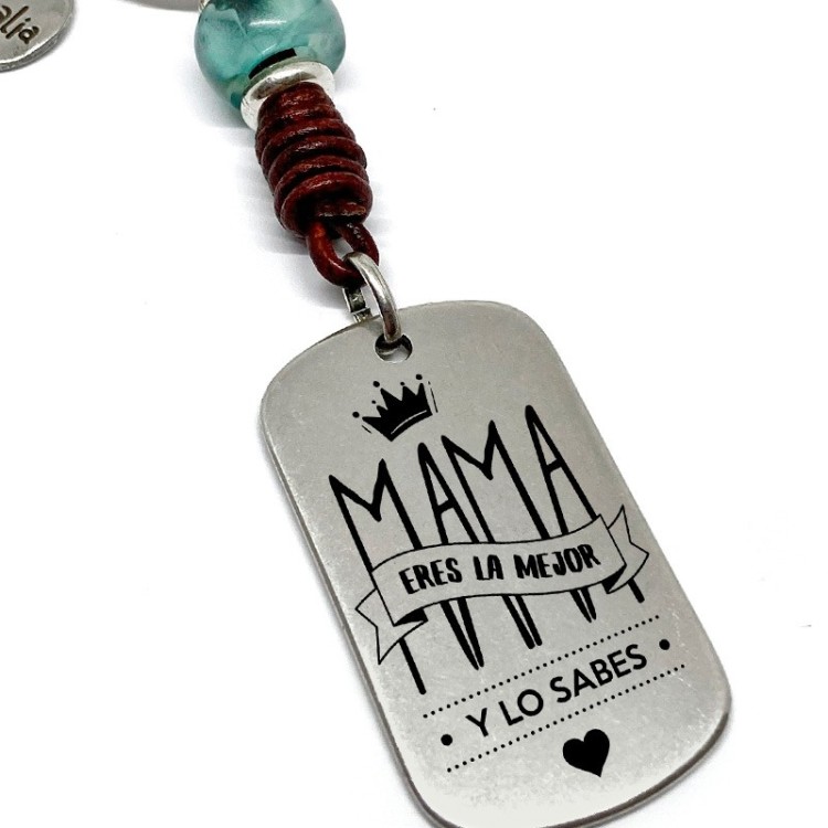 Llavero Mama Eres La Mejor Y Lo Sabes - Idealia® Regalos Personalizados