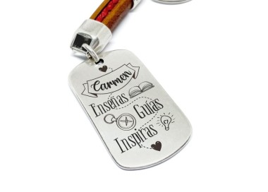 Llavero profesor enseñas, guías, inspiras - Idealia® Regalos Personalizados
