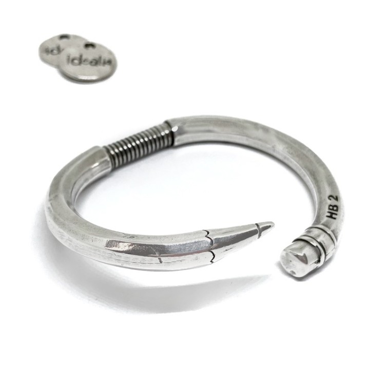 Conjunto pulsera y anillo de lápiz bañados en plata - Idealia®