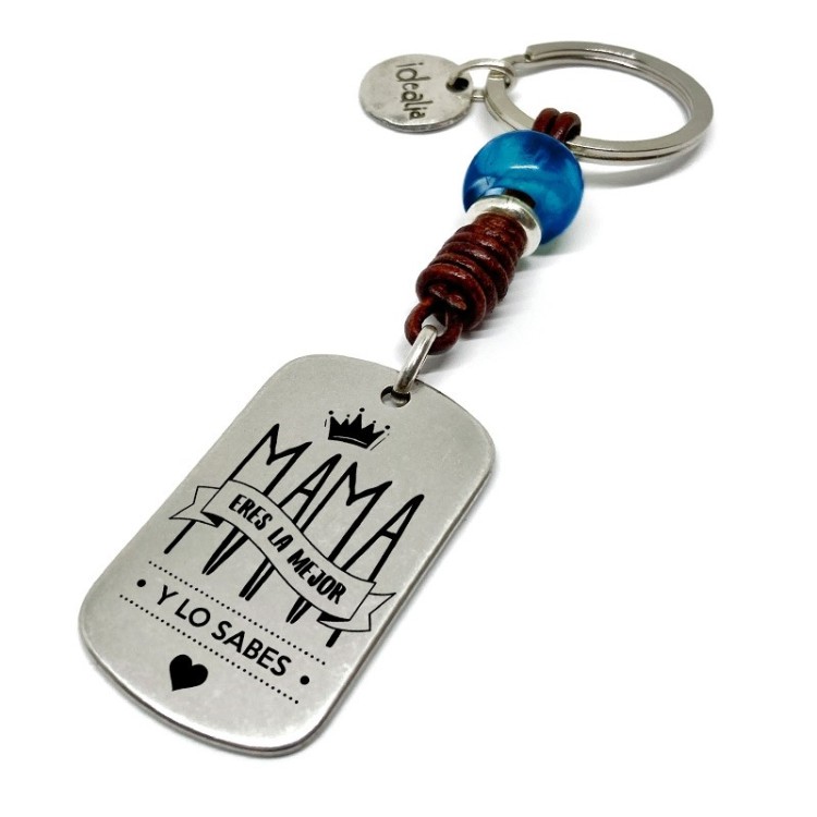 Llavero Mama Eres La Mejor Y Lo Sabes - Idealia® Regalos Personalizados