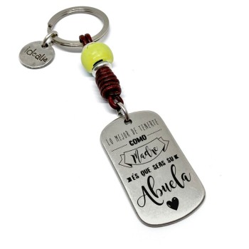 Llavero Lo Mejor De Tenerte Como Madre Es Que Seas Su Abuela - Idealia® Regalos Personalizados